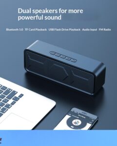 SC215 Bluetooth speaker small cannon outdoor mini portable subwoofer small sound 5.0 stereo 1