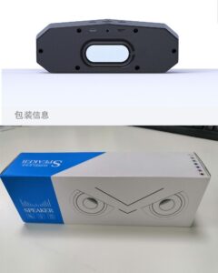 SC318 factory direct sale led colorful atmosphere light sound bluetooth portable subwoofer stereo dual speaker 12