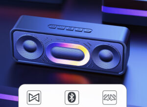 SC219 Wireless Bluetooth Speaker 3D Surround Mini Desktop Home User Outdoor Seven Color Lights Portable Smart Mini Speaker 2