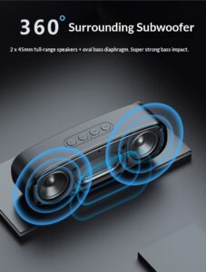 SC212 wireless Bluetooth speaker outdoor mini home desktop small sound high fidelity dual speaker 3