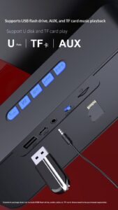 SC128 wholesale custom Bluetooth speaker private mold portable wireless outdoor plug-in subwoofer stereo outdoor portable 5