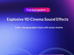 SC219 Wireless Bluetooth Speaker 3D Surround Mini Desktop Home User Outdoor Seven Color Lights Portable Smart Mini Speaker 5