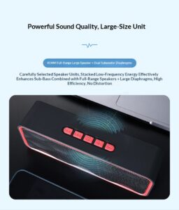SC211 Bluetooth speaker wireless small cannon outdoor mini portable subwoofer card slot small stereo sound 6