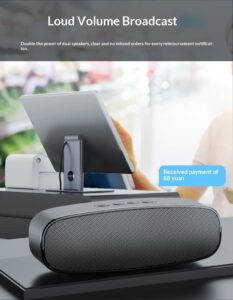SC212 wireless Bluetooth speaker outdoor mini home desktop small sound high fidelity dual speaker 6