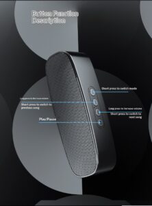 SC212 wireless Bluetooth speaker outdoor mini home desktop small sound high fidelity dual speaker 7