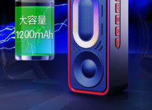 SC219 Wireless Bluetooth Speaker 3D Surround Mini Desktop Home User Outdoor Seven Color Lights Portable Smart Mini Speaker 8