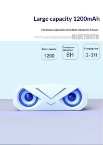 SC318 factory direct sale led colorful atmosphere light sound bluetooth portable subwoofer stereo dual speaker 9