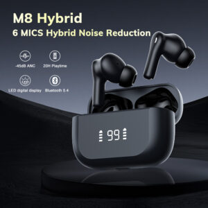 M8 ANC+ENC Active Noise Cancellation m8内显屏主图1