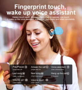 i26 ANC noise-canceling wireless headphones IPX7 waterproof i26 9