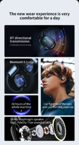 i51 bestseller open-ear OWS Bluetooth headphones sports IPX7 waterproof high-quality noise-canceling headphones i51 详情15 02