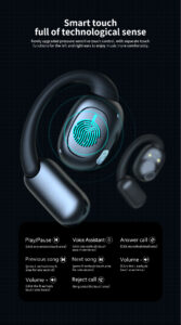 i51 bestseller open-ear OWS Bluetooth headphones sports IPX7 waterproof high-quality noise-canceling headphones i51 详情15 12