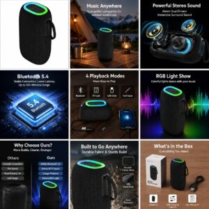 M-187 New Cross-border Bluetooth Mini Speaker, Loud Volume & Long Battery Life, TWS Stereo, Portable Audio, Factory Direct Supply snapshot s 0